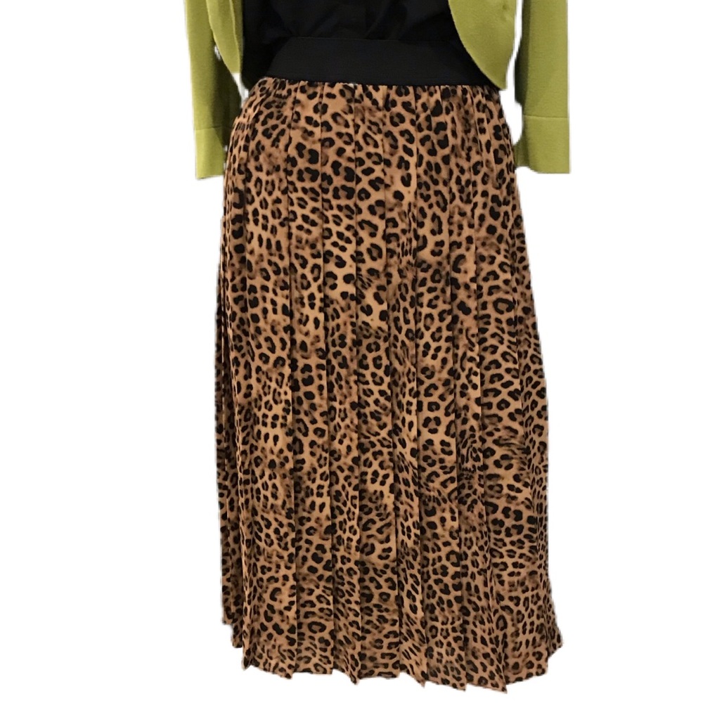 Charter Club-Cheetah Print MIDI Skirt-XL-NWT